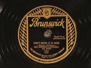 78 RPM --  Bill Johnson's Louisiana Jug Band, Brunswick 7067, E- Jazz - Blues