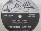 TOL PUDDLE MARTYRS TIME WILL COME/SOCIAL CELL RARE AUSSIE 60'S GARAGE PSYCH 45