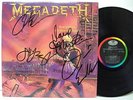 MEGADETH PEACE SELLS BUT WHO'S BUYING? AUTOGRAPHED 1986 LP CAPITAL RECORDS USA
