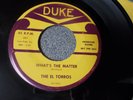 The El Torros What's the Matter promo labels 45 on Duke mp3
