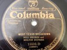 Pre-War Country 78 BILL SHORES—MELVIN DUPREE West Texas Brkdwn COLUMBIA 15506 VG