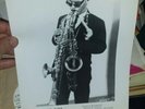 orig vtg 1957 ROLAND KIRK Triple Threat 8x10 PUBLICITY promo PHOTO stamped nm dg