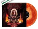 DANZIG - Black Laden Crown LP - Orange / Red swirl w- Yellow Splatter Vinyl NEW