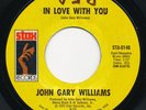 JOHN GARY WILLIAMS In Love With You / My Sweet Lord STAX Rare 70s Soul 45 Hear