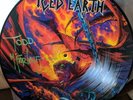 Original rare Iced Earth Dark Saga LP picture disc Spawn signed Todd McFarlane