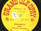 GRAND OLE OPRY #332 LORETTA LYNN/BILL MONROE/JUNE CARTER/BOB LUMAN Radio WSM