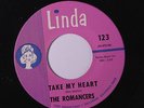 ROMANCERS: Take My Heart / She Gives Me Love 45 Rock & Pop