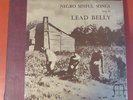 78 RPM Record Set - Musicraft 31- Negro Sinful Songs- Leadbelly