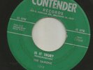 DOOWOP R&B bw/ ROCKER--  SAXONS -  IS IT TRUE   -HEAR BOTH -1958 CONTENDER