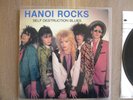 HANOI ROCKS- SELF DESTRUCTION BLUES OG 1982 FINLAND JOHANNA JHN 3008 80's GLAM