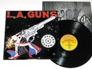 LA GUNS Cocked & Loaded LP   1989 original pressing metal vinyl n roses RARE