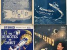 (4) COOL VINTAGE LP COVER LOVER ROCKET ORBIT MARS ASTRO OUTER SPACE RECORDS