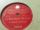 MARCEL JOURNET LA MARSEILLAISE GRAMOPHONE MONARCH 032038