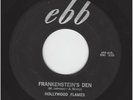 THE HOLLYWOOD FLAMES -  FRANKENSTEIN'S DEN  /  STROLLIN' ON THE BEACH