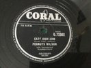 PEANUTS WILSON CAST IRON ARM RARE RECORD 78rpm