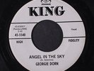 GEORGE DORN: Angel In The Sky / Too Late For School 45 (dj, rare Teen ballad, n