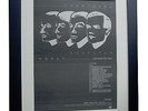 KRAFTWERK+Computer World+POSTER+AD+ORIGINAL 1981+QUALITY FRAMED+FAST GLOBAL SHIP
