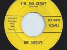 THE CHEQUES northern soul STIX AND STONES garage 45 HEAR