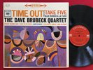 DAVE BRUBECK QUARTET   TIME OUT (1960) COLUMBIA CS 8192 STEREO JAZZ LP VG+/NM