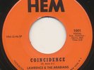 LAWRENCE & THE ARABIANS on Hem —COINCIDENCE— northern soul 45 | LISTEN