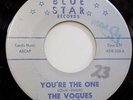 THE VOGUES RARE 1st ISSUE BLUE STAR 45 YOU'RE THE ONE/SOME WORDS