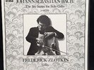 FREDERICK ZLOTKIN cello - BACH Solo Cello Suites (ornamented) - MHS 3LP 1981
