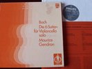 PHILIPS 6770 005 BACH THE 6 SOLO CELLO SUITES 3-LP GENDRON NM (1978) HOLLAND