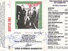 THE CLASH U.S s/t cassette 1979 SIGNED BY JOE STRUMMER vg+/vg+ PUNK