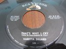 NORTHERN SOUL POPCORN R&B-- VARETTA DILLARD - THATS WHY I CRY -HEAR -1957 RCA