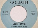 LEON DAVIS I Think They Call It Love / Let It Show 45 modern soul VG++ 7” HEAR