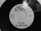 THE TEMPTATIONS-GET READY  ON GORDY-NORTHERN 45-PROMO M-