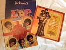 1969 JACKSON 5 DIANA ROSS PRESENTS & CHRISTMAS ALBUM LP RECORDS + ABC COVER ONLY