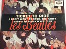 Les BEATLES Rock French EP 45 Ticket To Ride - Baby's In Black b/w Don't Want
