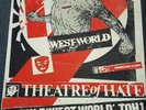 THEATRE OF HATE ORIGINAL PROMOTIONAL POSTER WESTWORLD ALBUM 1982