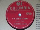 1956 Rockabilly 78 JOHNNY HORTON I’m Coming Home / I Got a Hole In My Pirogue EX