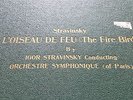 STRAVINSKY L'OISEAU DE FEU ORCHESTRE SYMPHONIQUE PARIS IGOR STRAVINSKY J7423-26