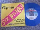 Sex Pistols My Way No One Is Innocent 7 Inch Italian Blue Vinyl Record