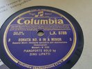 MOZART SONATA NO8 IN A MINOR DINU LIPATTI COLUMBIA LX8788 & 8789