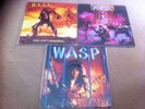 3 W.A.S.P Albums, WASP self titled,The Last Command & Inside the electric circus