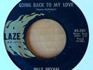 BILLY BRYAN (GENE PITNEY) - GOING BACK TO MY LOVE - BLAZE 45 - 1959
