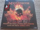 MEGADETH - NIGHT OF THE LIVING MEGADETH - LIVE NEW YORK CITY - NEW LP RECORD