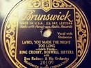 Jazz Bing Crosby The Boswell Sisters and Don Redman and his Orchestra 78 RPM E
