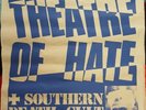 THEATRE OF HATE / SOUTHERN DEATH CULT ORIGINAL CONCERT POSTER RARE