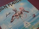 IRON MAIDEN SEVENTH SON OF A SEVENTH SON LP SIGNED AUTOGRAPHED BY 2 MEMBERS VG+