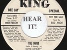 Boyd Bennett HILLBILLY BOPPER 45 (King 4853 BIO PROMO) The Most /Desperately  M-