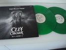 OZZY OSBOURNE FULL MOON FEVER 2 LP LIVE 1984 GREEN VINYL BLACK SABBATH