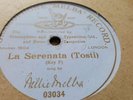 NELLIE MELBA TOSTI LA SERENATA KEY F GRAMOPHONE MELBA RECORD 03034