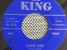 RARE DOO WOP 45 rpm THE TEMPTATIONS on KING lb STANDING ALONE / ROACH'S ROCK 58'