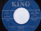 R&B Popcorn Soul 45 LITTLE WILLIE JOHN It Only Hurts A Little While KING HEAR