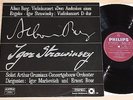 ARTHUR GRUMIAUX violin BERG STRAVINSKY 1960s ED1 plum/silver PHILIPS MINT